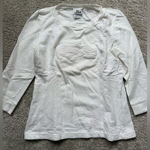 Lacoste White Crew Neck